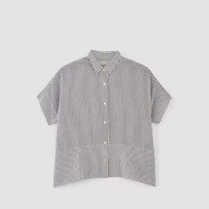 Everlane clean silk square shirt